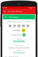 IA Lottery Results screenshot 1