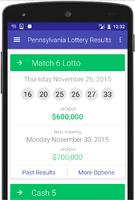 PA Lottery Results Affiche
