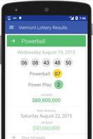 VT Lottery Results ポスター