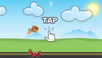 Flying Flappy Fish capture d'écran 1