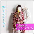 Wedding Anniversary photo Suit icono