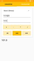 Base Converter Calculator Binary, HEX, DEC, OCT capture d'écran 2