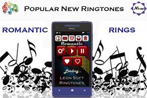 Romantische liefde ringtones-poster