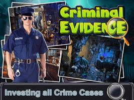 Criminal  Evidence:Hidden Objects Game 스크린샷 2