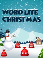 Word Lite Christmas Affiche