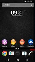 Xperia Black Theme Affiche