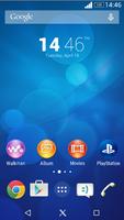 Xperia Blue Theme poster