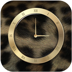 호피 시계 위젯 (Leopard UCCW skin) icône