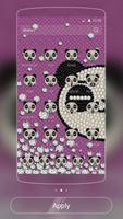 Diamond Panda Theme Bling Love capture d'écran 1