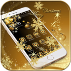 Gold Christmas 2016 Theme icône