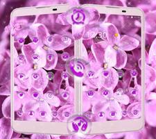 Lilac lavender dewdrop theme Ekran Görüntüsü 2