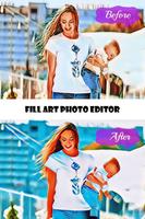Photo Editor Fill Art Effect Poster