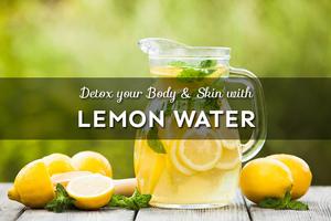 Lemon Water الملصق