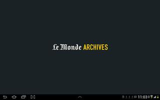 Le Monde Archives الملصق