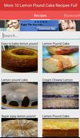 Lemon Pound Cake Recipes capture d'écran 1