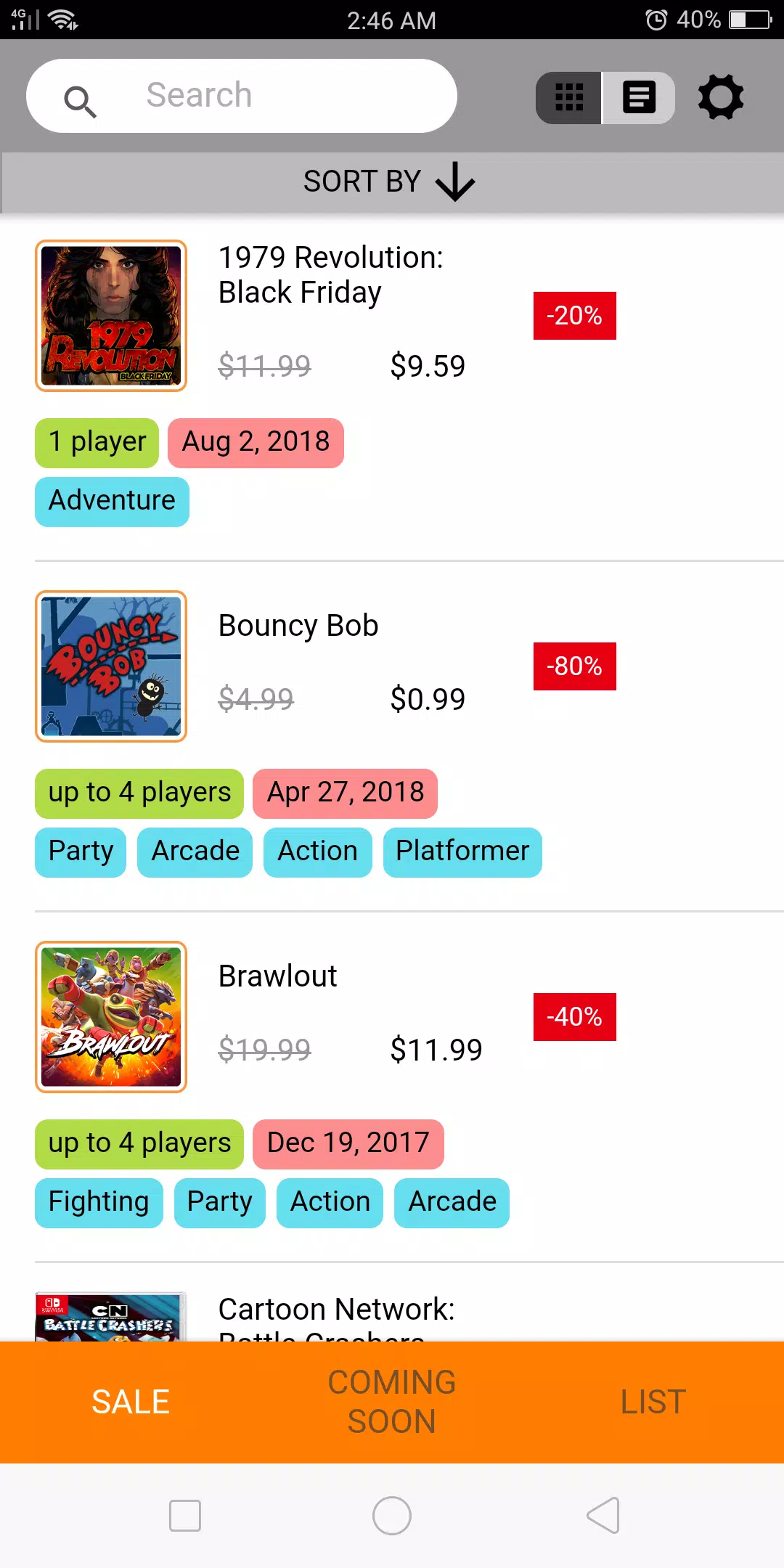 Switch eShop Prices APK for Android Download