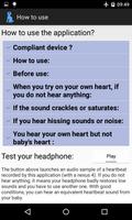 Baby Heartbeat Listener تصوير الشاشة 3