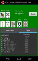 POC Poker Odds Calculator Free تصوير الشاشة 1