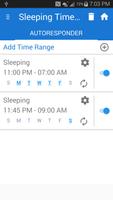 Sleep + Silent Mode + Auto SMS capture d'écran 2