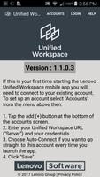 Lenovo Unified Workspace Cartaz