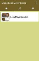Music Lena Meyer-Landrut Lyric Affiche