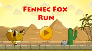 Fennec Fox Run Affiche