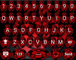 Mangekyou Sharingan Keyboard capture d'écran 3