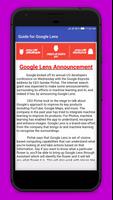 Guide for Google Lens Affiche