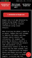 Guide for Google Lens App تصوير الشاشة 1