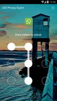 AppLock Theme - Seaside Cabin captura de pantalla 1