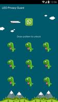 AppLock Theme - Dinosaur captura de pantalla 1