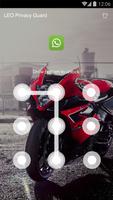 AppLock Theme - Motorcycle screenshot 1