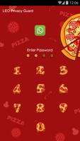 AppLock Theme - Red Pizza screenshot 2