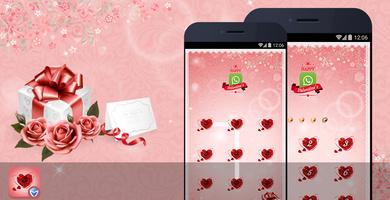 AppLock Theme - Love Roses plakat