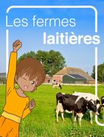 Les fermes laitières Affiche