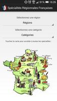 Spécialités Régionales France Affiche