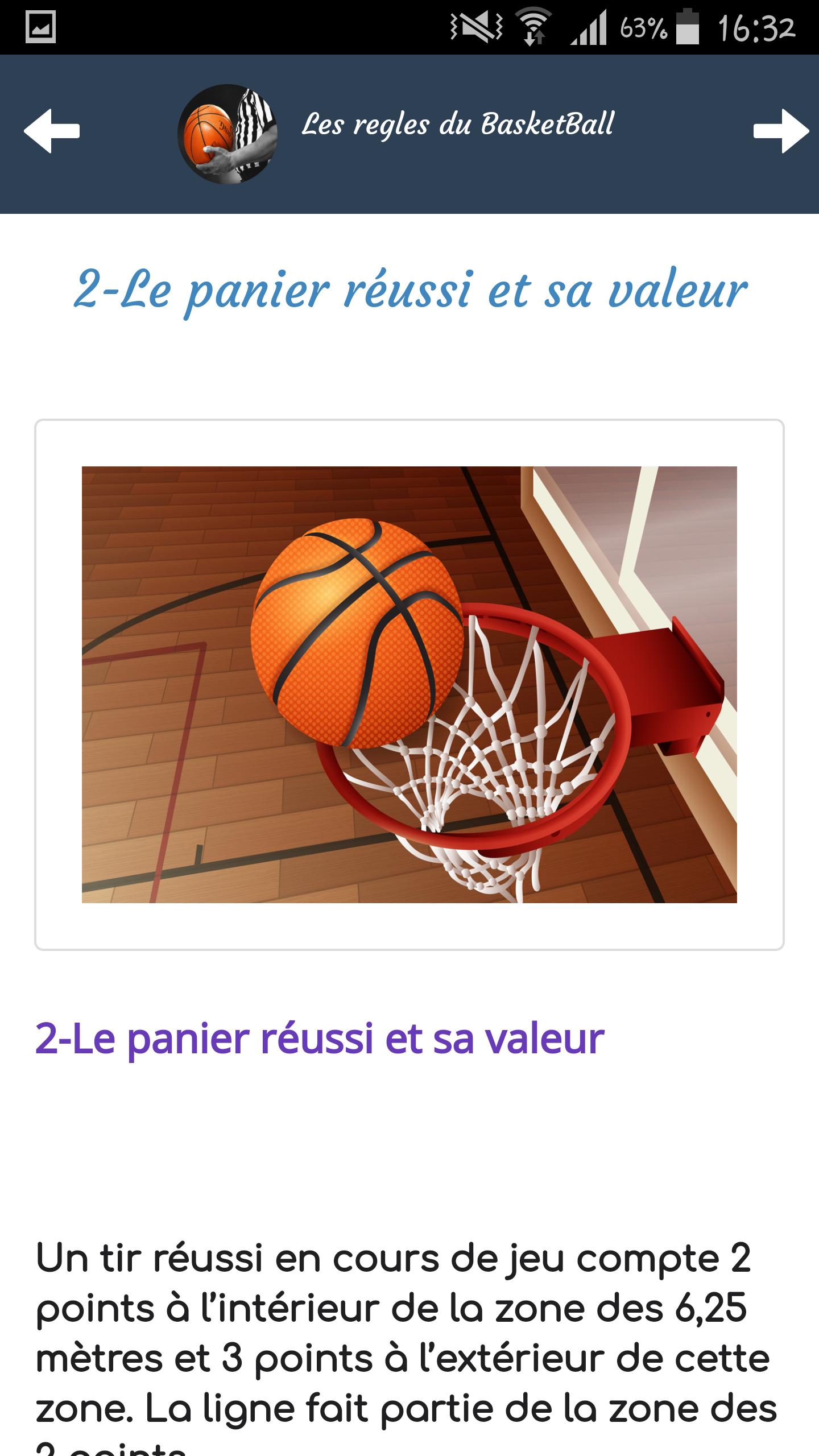 Les Règles du BasketBall APK per Android Download