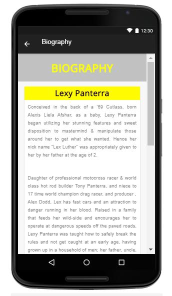 Panterra phone number lexy Lexy Panterra