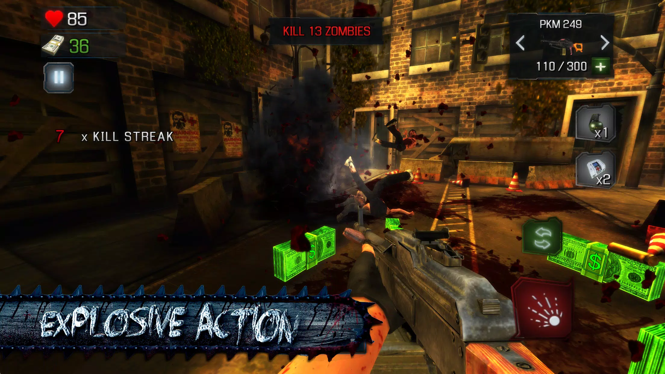 Novo Jogo de ZUMBI FPS - Rage Z gameplay no Android 2016 +