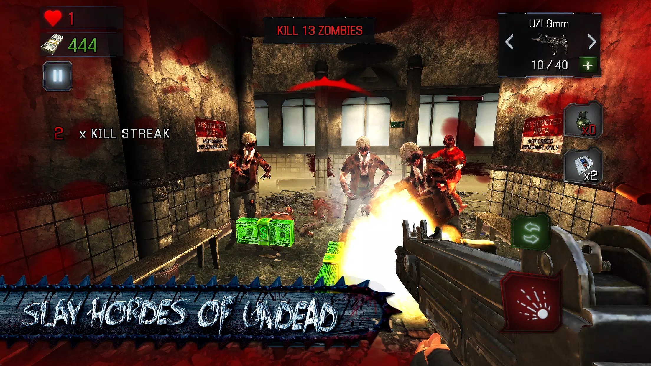 Novo Jogo de ZUMBI FPS - Rage Z gameplay no Android 2016 +