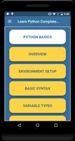 Learn Python Complete Guide Affiche