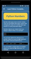 Learn Python Complete Guide capture d'écran 2