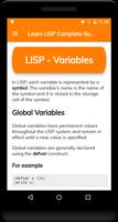 Learn LISP Complete Guide capture d'écran 3