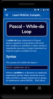 Learn PASCAL Complete Guide capture d'écran 3