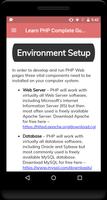 Learn PHP Complete Guide স্ক্রিনশট 1