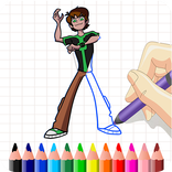 Draw step by step for Ben 10