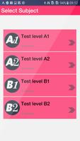 Test zur Grammatik A1-A2-B1-B2 Affiche