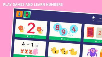 lernin: Numbers and Maths educational games Affiche