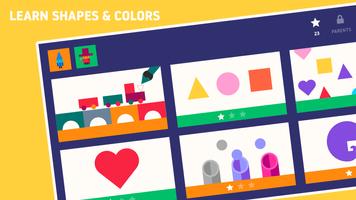 lernin: Shapes and Colors – kids educational games Affiche