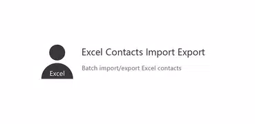 Excel Contacts Import Export